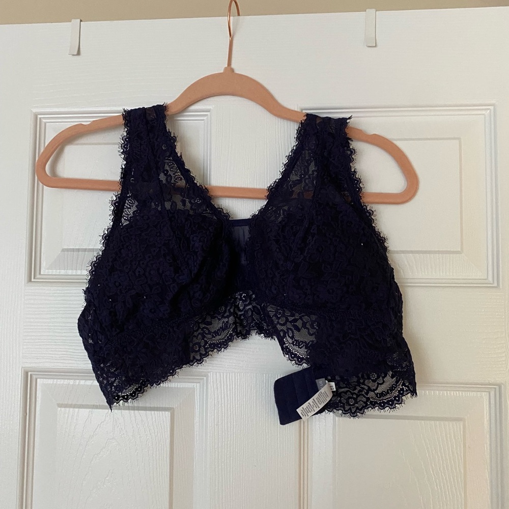Aerie navy bralette